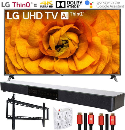 LG E2LG82UN8570PUC 82" 4K UHD Smart TV Soundbar Bundle