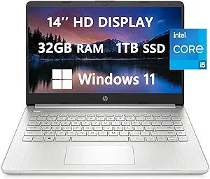 HP 14-dq2078wm i5 HD Laptop 32GB RAM — main product image