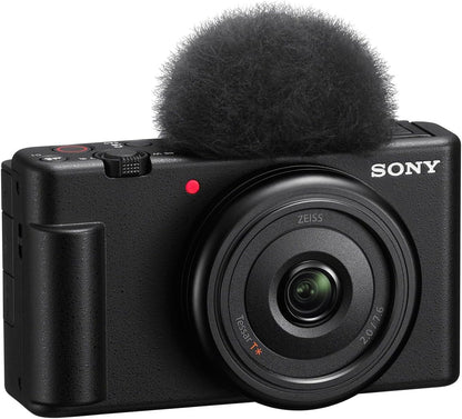 Sony ZV-1F Vlogging Camera: Wide Angle Lens + Kit