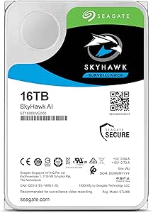 Seagate ST16000VE000 Skyhawk AI 16TB Surveillance HDD