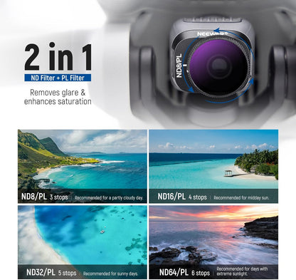 Neewer 10101413 ND/PL Filter Set for DJI Mini 3 Pro