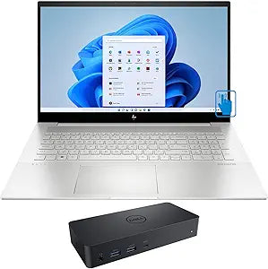 HP Envy 17-cr0013dx i7 Laptop + D6000 Dock