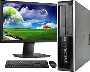 HP Elite Compaq 6300 Desktop i7 3.4GHz 16GB 512GB SSD + 22" Monitor - Renewed