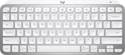 Logitech MX Keys Mini Wireless Illuminated Keyboard - Pale Gray
