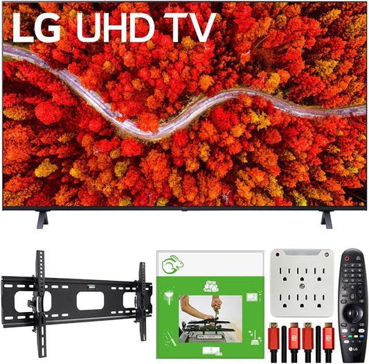 LG E23LG75UP8070PUA 75" 4K Smart UHD TV Bundle - Installation Included