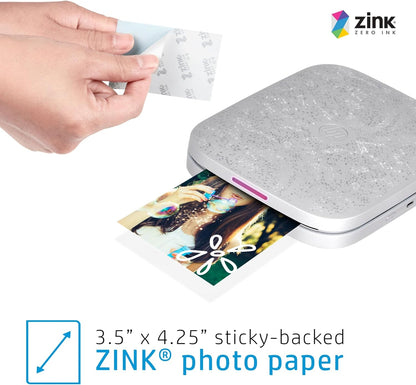 HP HPISP3X4W Sprocket 3x4" Portable Photo Printer