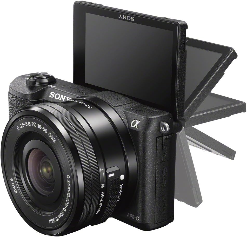 Sony ILCE5100L/B a5100 16-50mm Mirrorless Camera (Renewed)