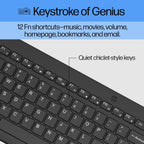 HP 2V9E6AA#ABL - 330 Wireless Keyboard and Mouse Combo - Black