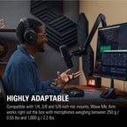 Elgato 10AAM9901 Wave Mic Arm Premium Broadcasting Boom