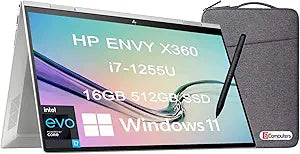 HP ENVY X360 15 2-in-1 Laptop i7 12th Gen 16GB 512GB SSD — main product image