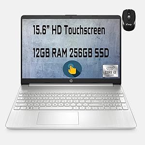 HP Business Laptop 15.6" HD Touchscreen Notebook