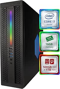 HP EliteDesk 800 G2 i7 RGB Desktop PC (Renewed)