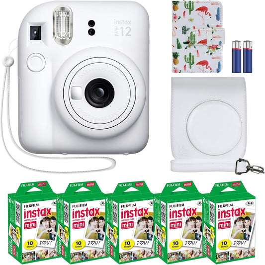 Fujifilm 16806274 Instax Mini 12 Instant Camera Bundle
