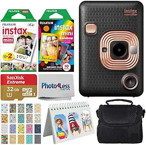 Fujifilm Mini LiPlay Instant Camera Bundle Black
