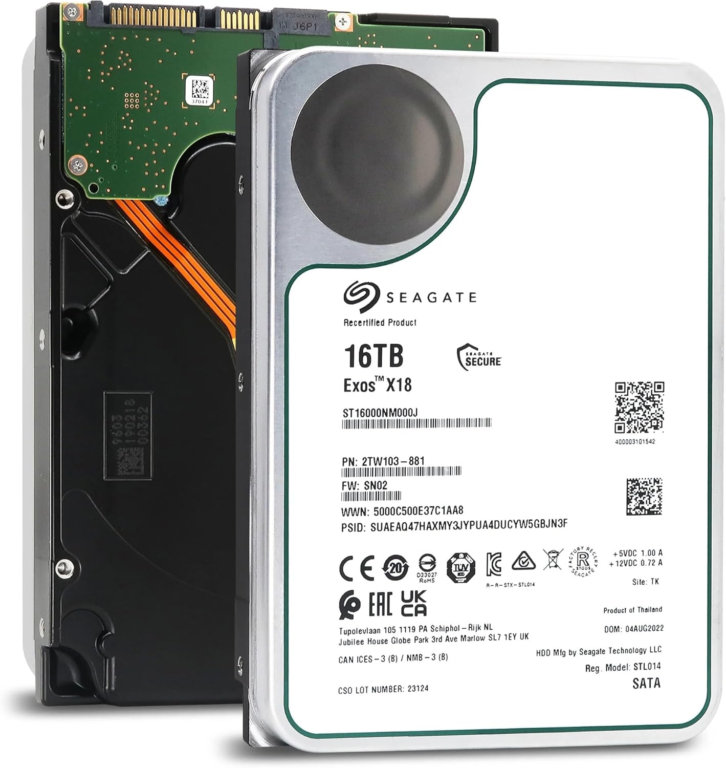 Seagate ST16000NM000J 16TB Enterprise HDD
