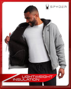 Spyder Hoodie Men's Sherpa Lined Full Zip - Cozy