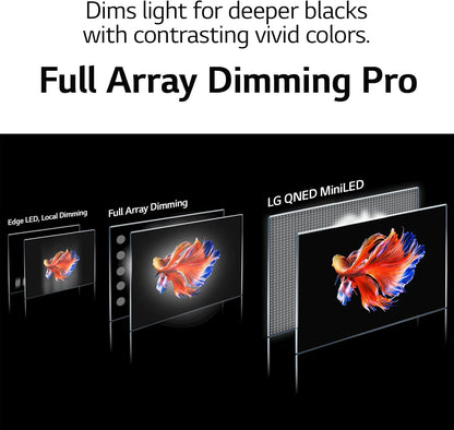 LG 65QNED99UPA 65-Inch 8K QNED MiniLED Smart TV