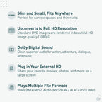 Panasonic DMP-BD90P-K Blu-ray DVD Player Full HD Dolby Digital