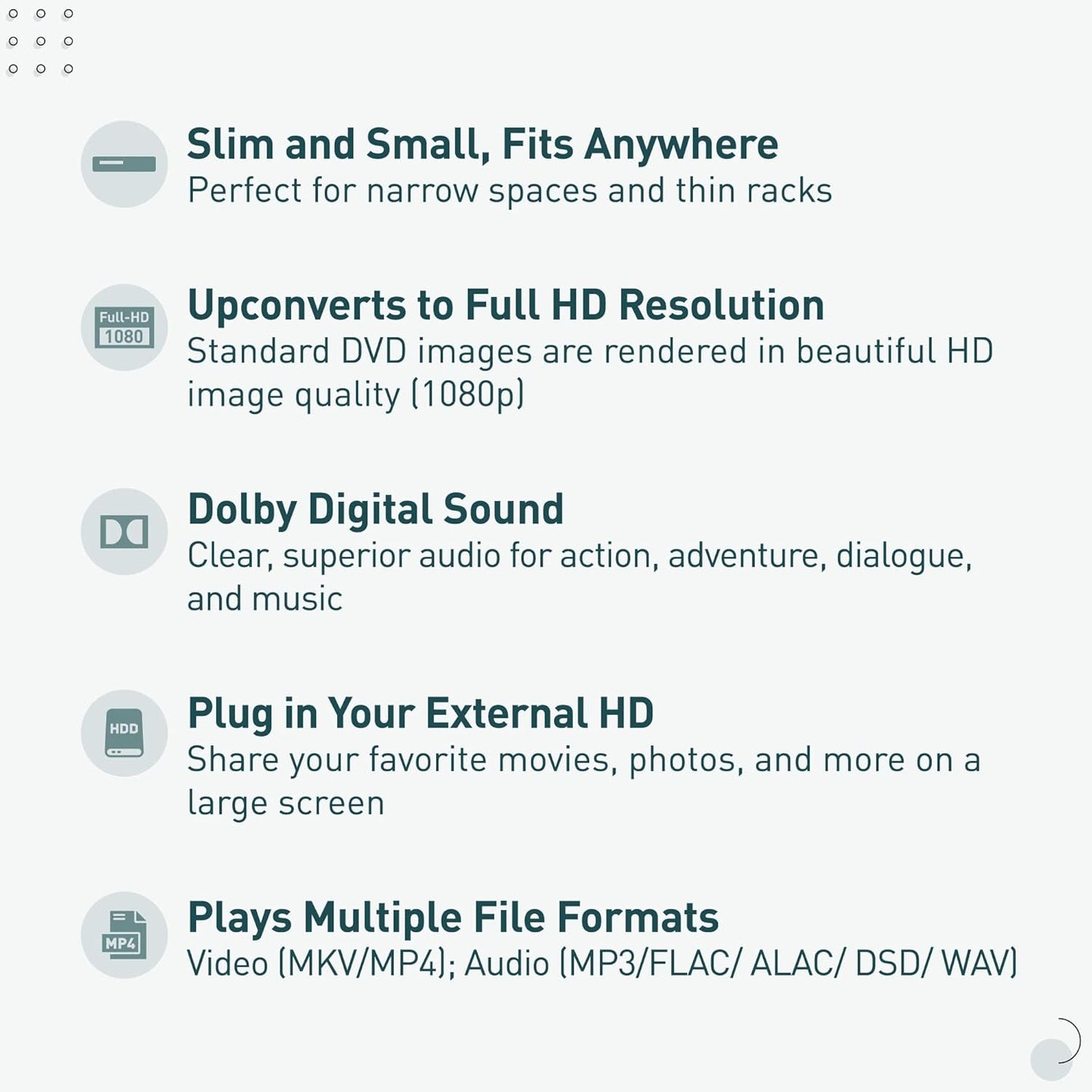 Panasonic DMP-BD90P-K Blu-ray DVD Player Full HD Dolby Digital