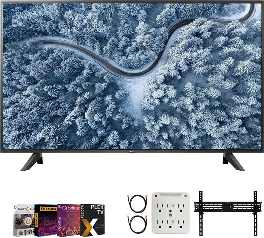 LG E6LG43UP7000PUA 43" 4K Smart UHD TV Bundle