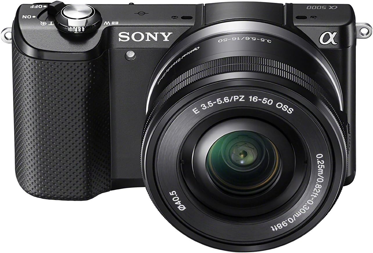 Sony ILCE5000L/B Alpha a5000 Mirrorless Camera with 16-50mm Lens