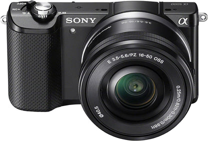 Sony ILCE5000L/B Alpha a5000 Mirrorless Camera with 16-50mm Lens