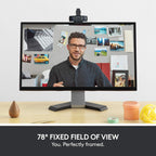 Logitech C920e Business Webcam, HD Video (Renewed)