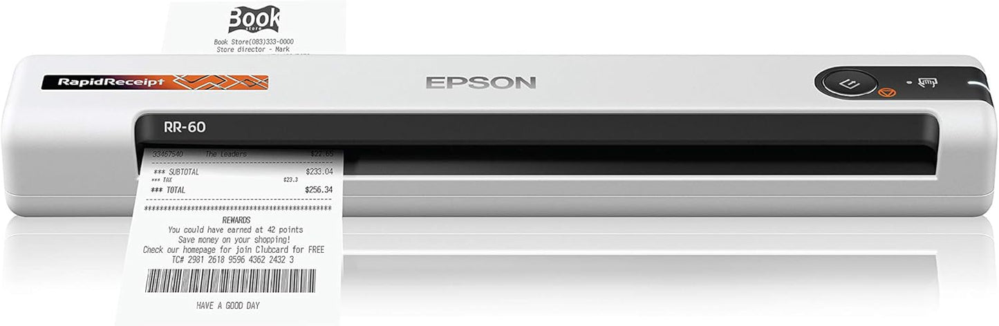 Epson B11B252204 RapidReceipt RR-60 Mobile Document Scanner
