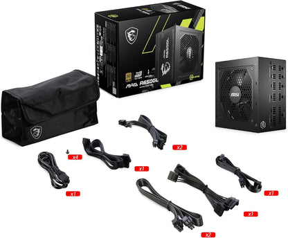 MSI MAG A650GL 650W 80+ Gold PSU