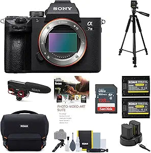 Sony ILCE7M3/B Alpha a7 III Mirrorless Camera Bundle