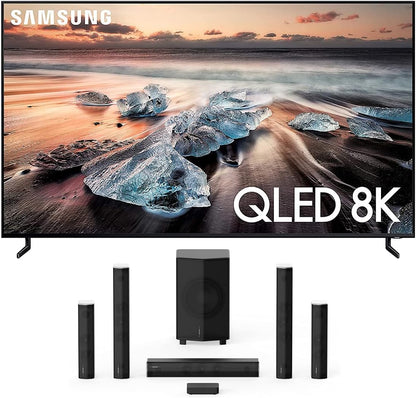 Samsung QN75Q900RB 75" 8K QLED TV Enclave Speakers Used