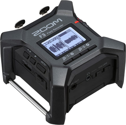 Zoom F3 - 2-Channel Field Recorder - 32-Bit Float - Renewed