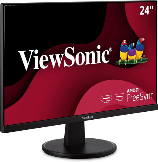 ViewSonic VA2447-MHU 24" 1080p USB-C 100Hz Monitor