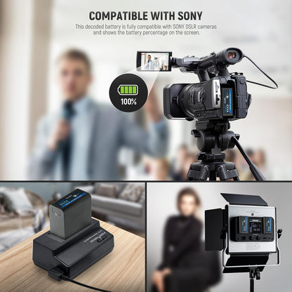 Neewer 10104059 NP-F970 Batteries - 7800mAh 2-Pack