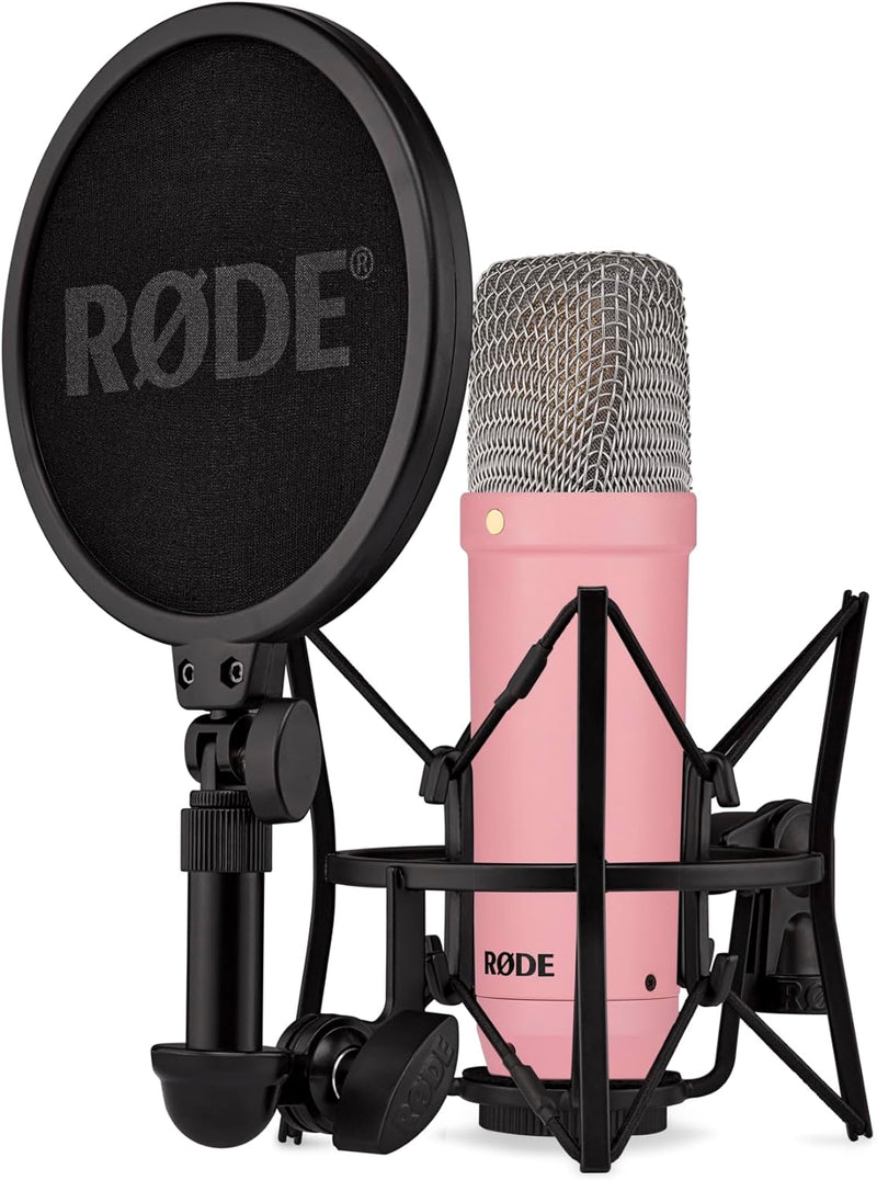 Rode NT1SIGNATUREPINK Condenser Microphone Vocal Recording Pink — main product image
