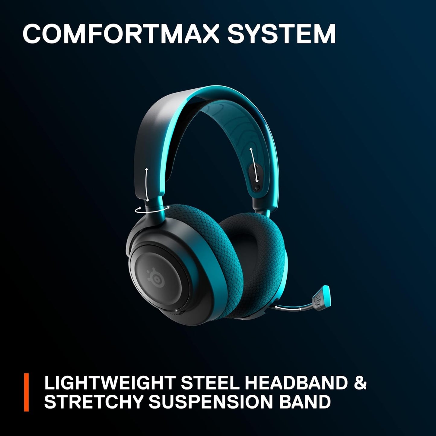 SteelSeries 61559 Arctis Nova 7P Wireless Gaming Headset