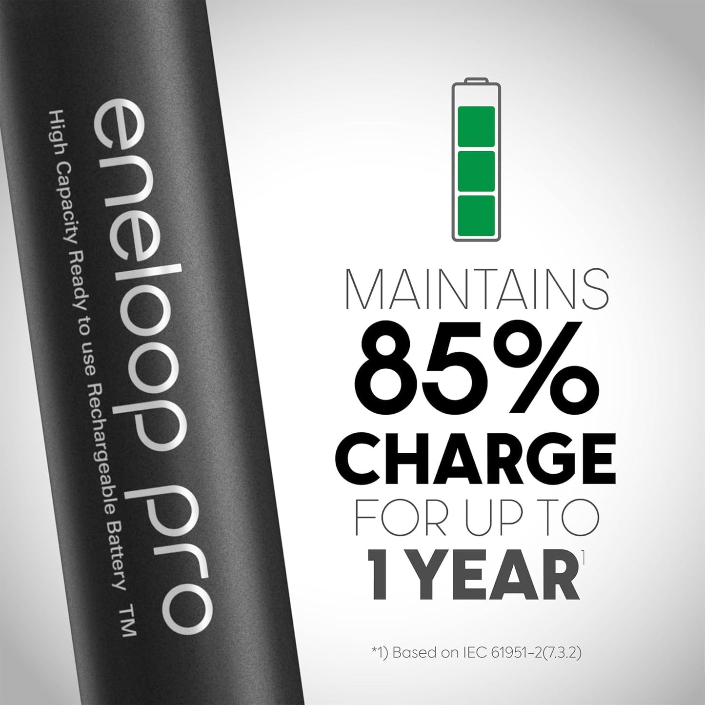 Panasonic BK-3HCCA4BA eneloop Pro AA Rechargeable Batteries