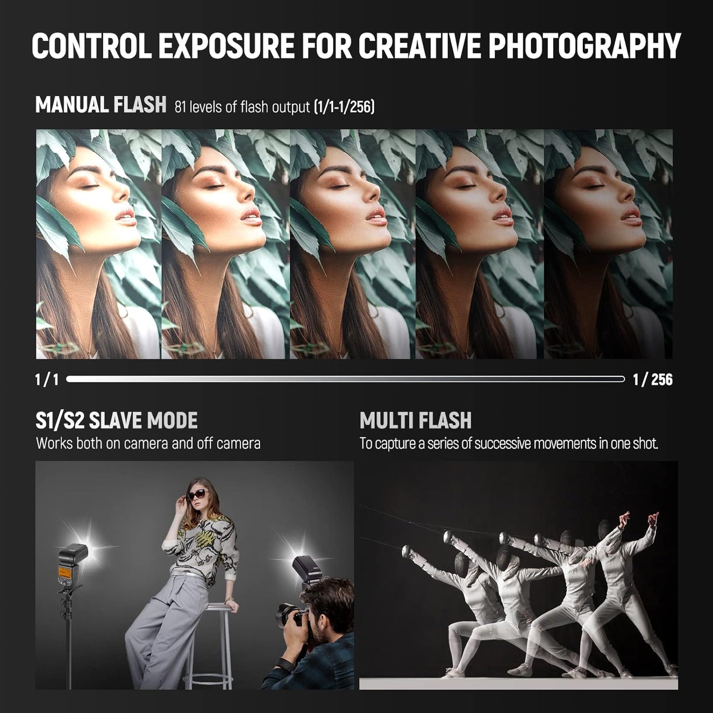 Neewer 10102074 NW620 Speedlite Flash GN60