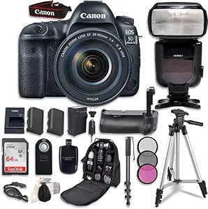 Canon EOS 5D Mark IV DSLR Camera Bundle (Renewed)