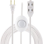 GE 39607 12ft Extension Cord with Footswitch - 3 Outlet