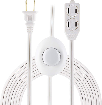 GE 39607 12ft Extension Cord with Footswitch - 3 Outlet