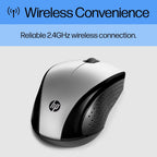 HP 683N9AA#ABL X3000 G3 Wireless Mouse Silver