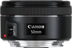 Canon 0570C002 EF 50mm f/1.8 STM Lens - Fast Prime (Renewed)