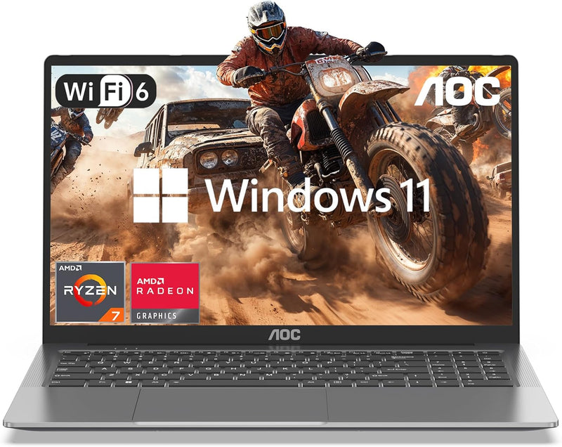 AOC AX16Pro Gaming Laptop Ryzen 7 16GB 512GB SSD — main product image