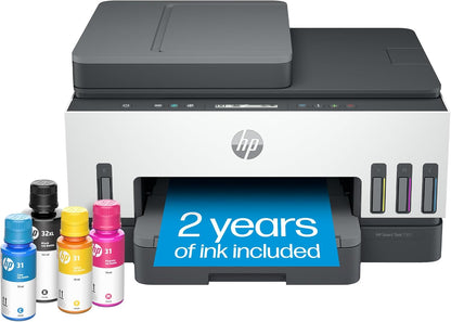 HP Smart Tank 7301 Wireless All-in-One Printer Ink Included