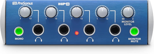 PreSonus HP4 4-Channel Headphone Amplifier - Compact Design