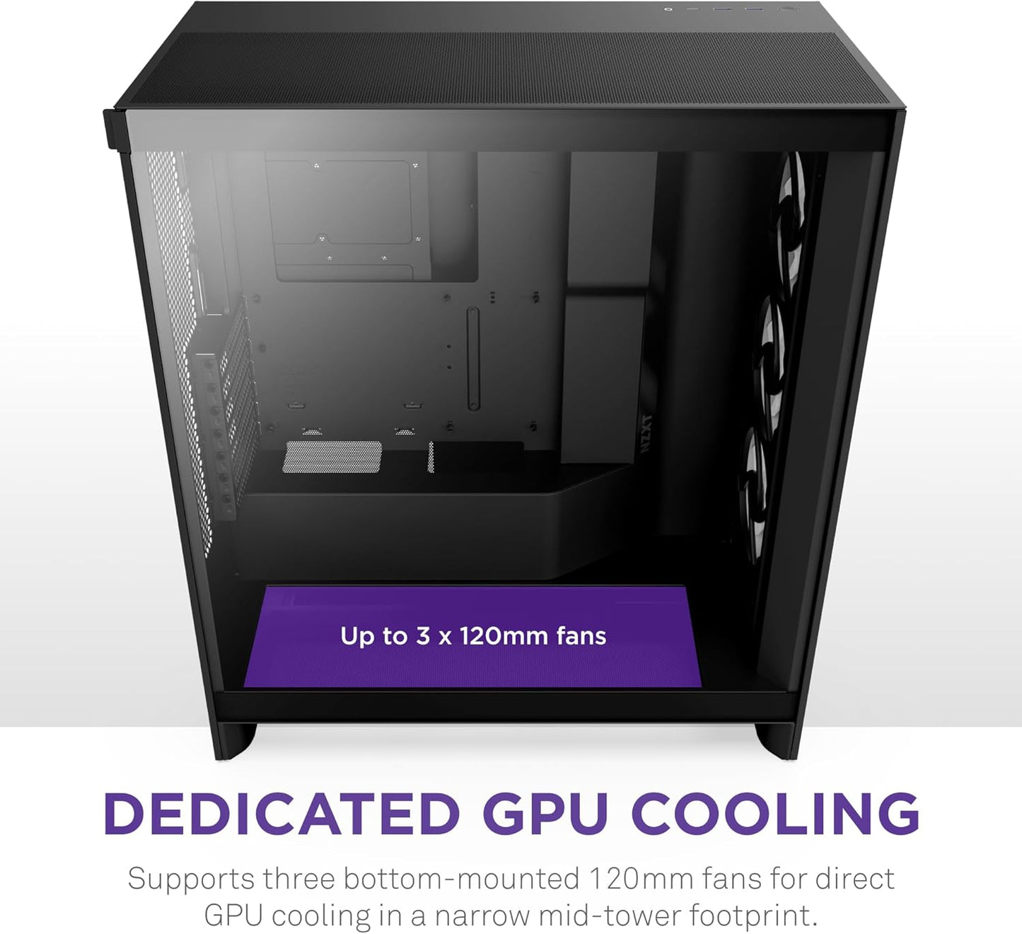 NZXT H7 Flow RGB 2024 - Mid-Tower ATX Airflow Case - Black