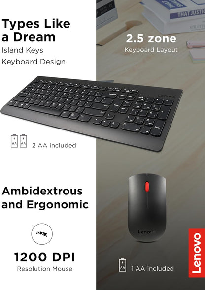 Lenovo GX30N81775 510 Wireless Keyboard and Mouse Combo