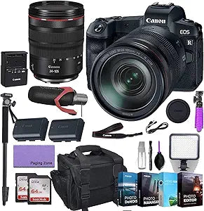 Canon EOS R Mirrorless Camera 24-105mm Lens Bundle