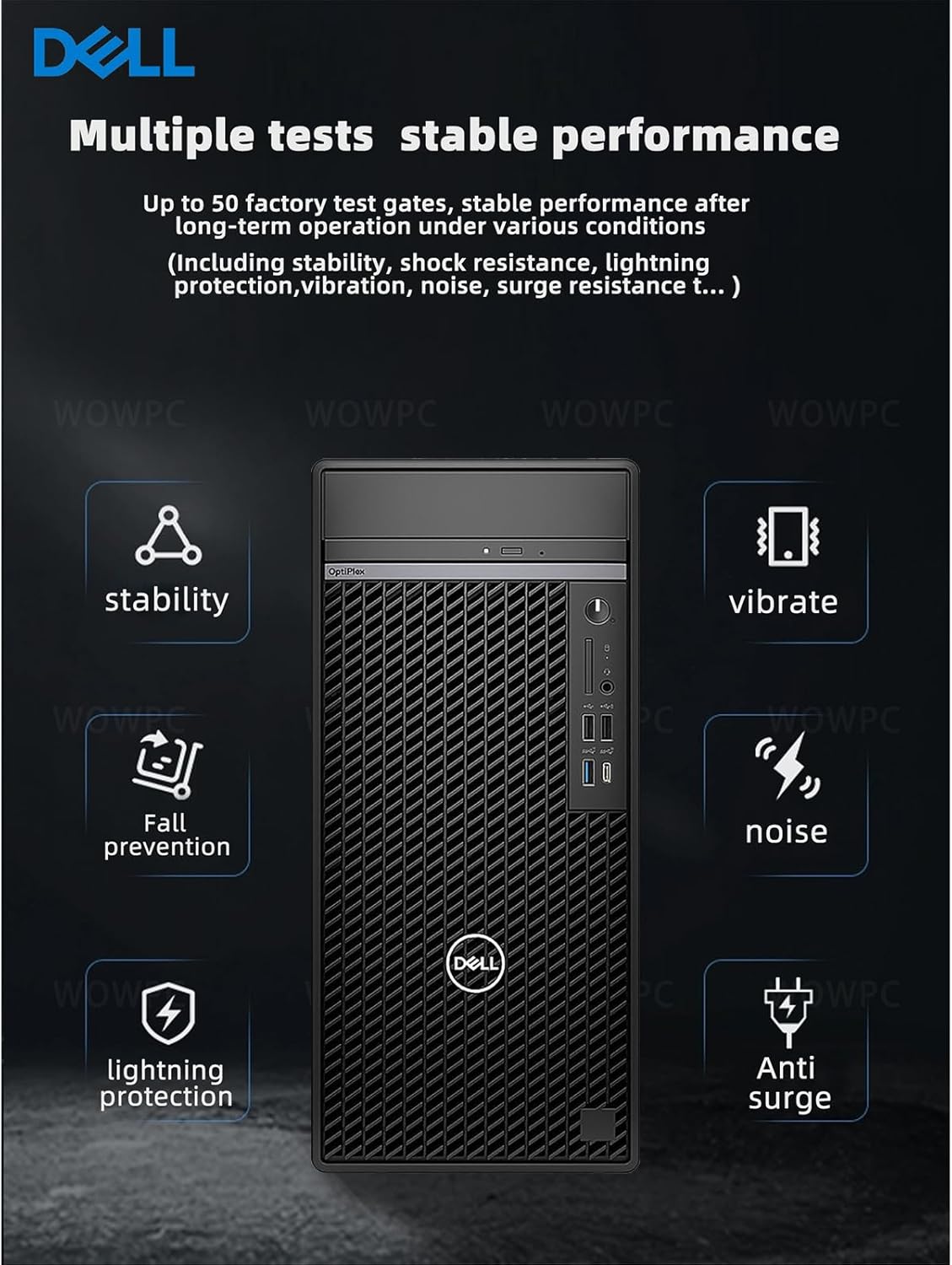 Dell 7000 i7 Desktop: 32GB DDR5, 512SSD + 1TB HDD, Windows 11 Pro